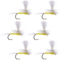 Pale Morning Dun Parachute PMD Classic Dry Fly - 6 Flies Hook Size 14