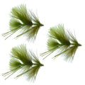 3 Pack Circus Peanut Envy Articulated Streamers Olive - Size 6