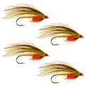 Platte River Special Classic Streamer Fliegen – 4er Set – Hakengröße 4