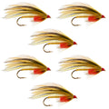 Platte River Special Classic Streamerfliegen – 6er-Set – Hakengröße 4
