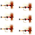 Royal Trude Classic Hair Wing Trockenfliege – 6 Fliegen Hakengröße 16