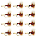 Royal Wulff Classic Trout Dry Fly Fishing Flies - 12 Flies Size 10