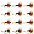 Royal Wulff Classic Trout Dry Fly Fishing Flies - 12 Flies Size 16