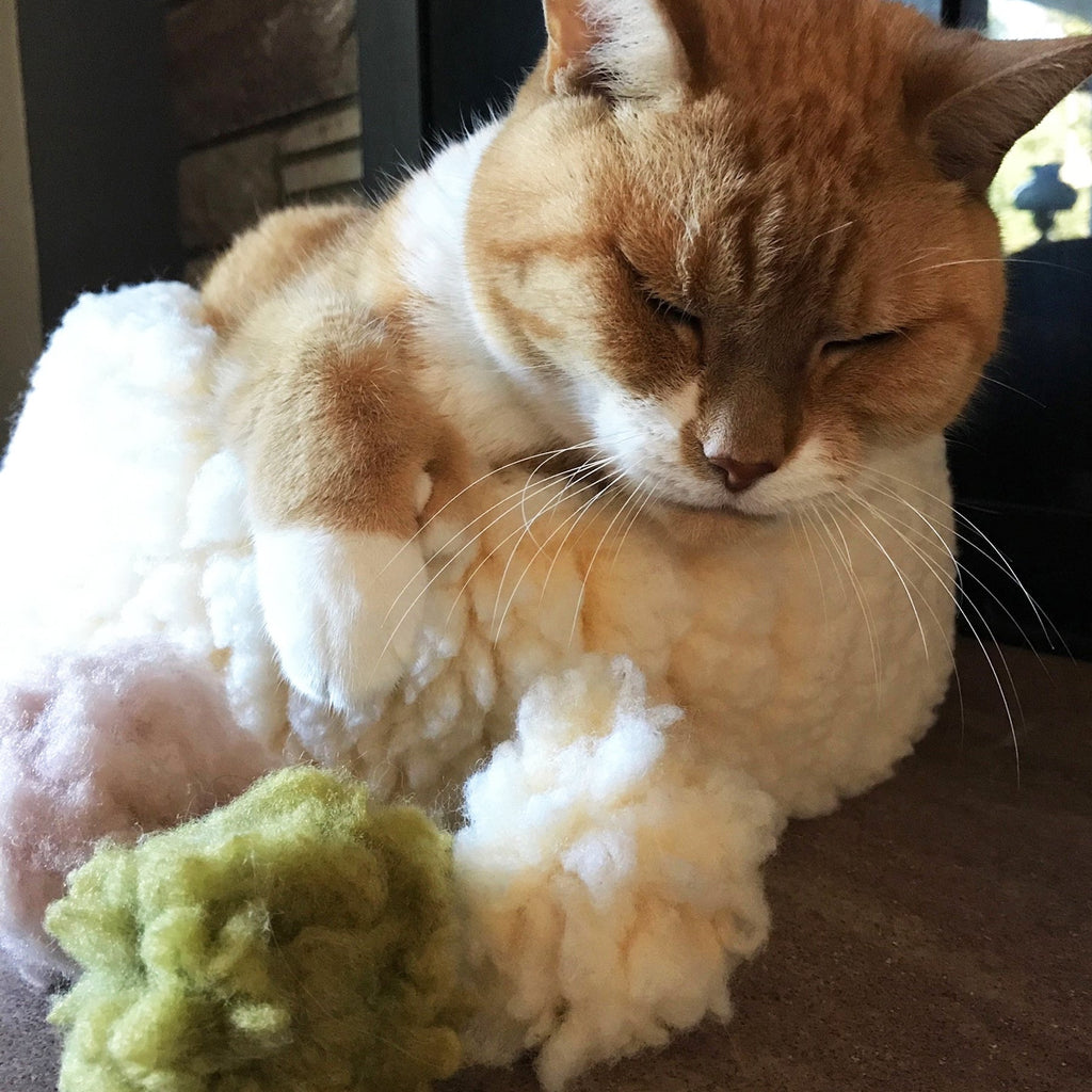 HuggleKats® FlufferFleece™ Ballies Plüsch-Katzenspielzeug, 3er-Pack