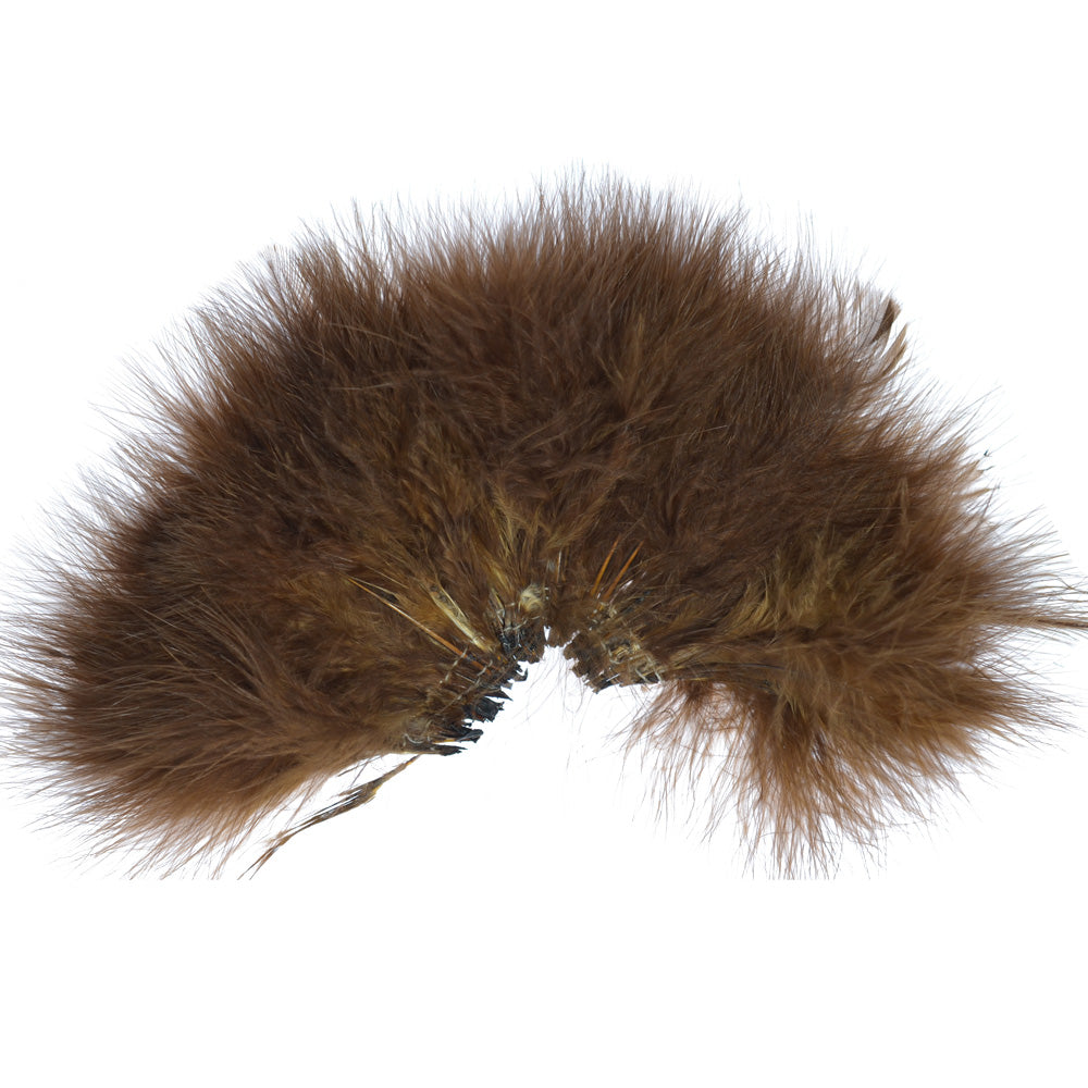 Ausgewähltes Strung Long Spey Marabou Master Pack – 4 Farben – Weiß Dunkelbraun Sculpin Olive Schwarz
