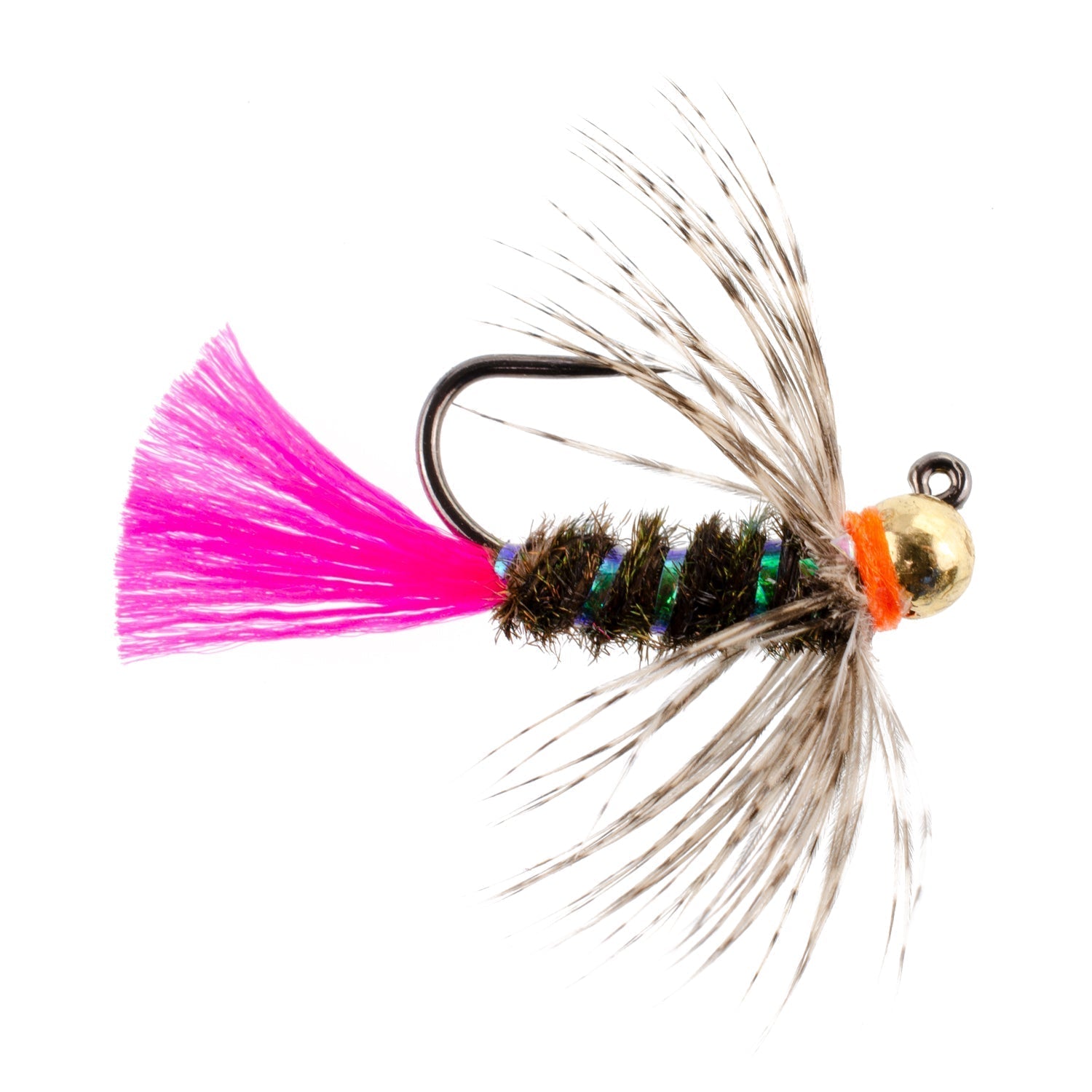 Tungsten Bead Jig Tactical Blow Torch Czech Nymph Euro Nymphing Fliege - 6 Fliegen Größe 12