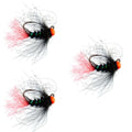 3er-Pack Tungsten Hot Bead Jig Tactical Blow Torch Czech Nymph Euro Nymphing Fliege – Hakengröße 12
