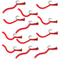 Wolframperle Squirminator Squirmy Wormy Tactical Jig Czech Euro Nymph Widerhakenlose Nymphing-Fliege – 1 Dutzend Fliegen Größe 12
