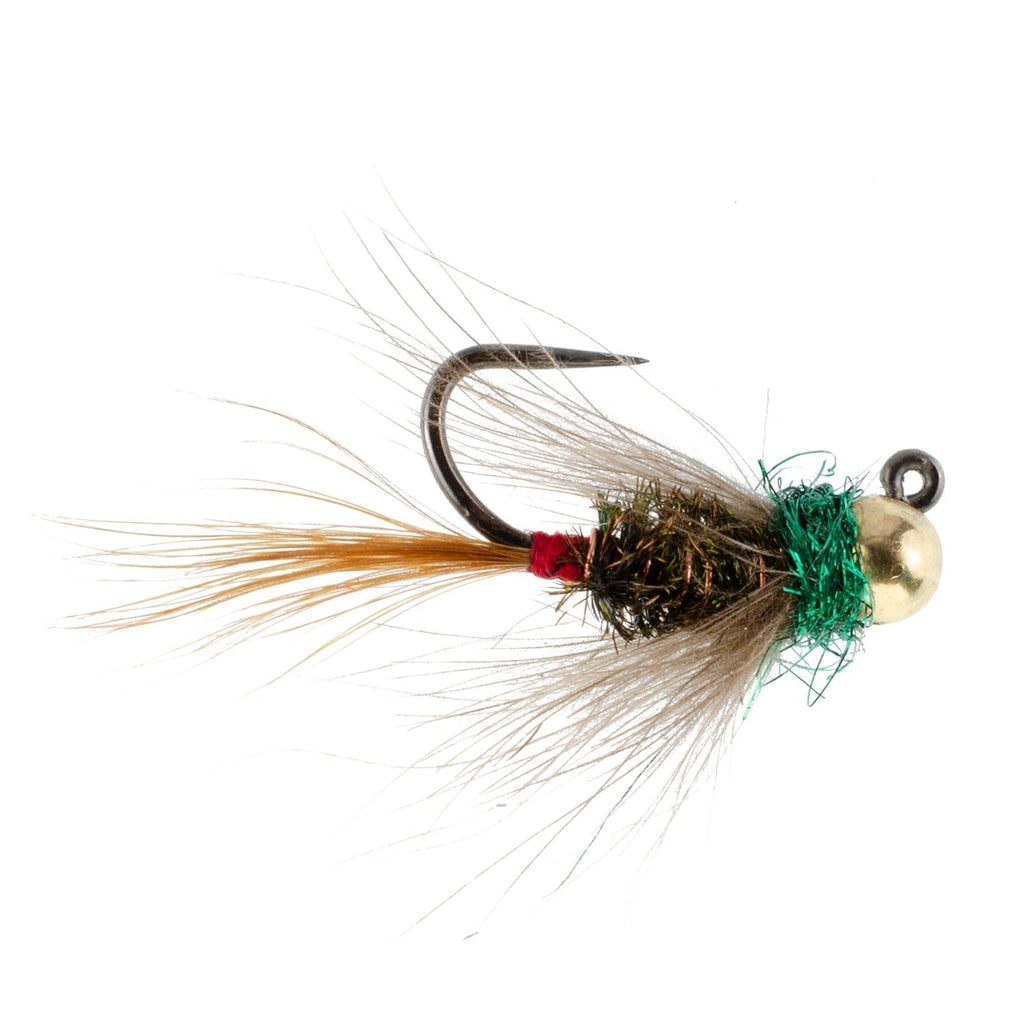 3 Pack Tungsten Tactical CDC Frenchie Euro Nymph Jig - Size 16