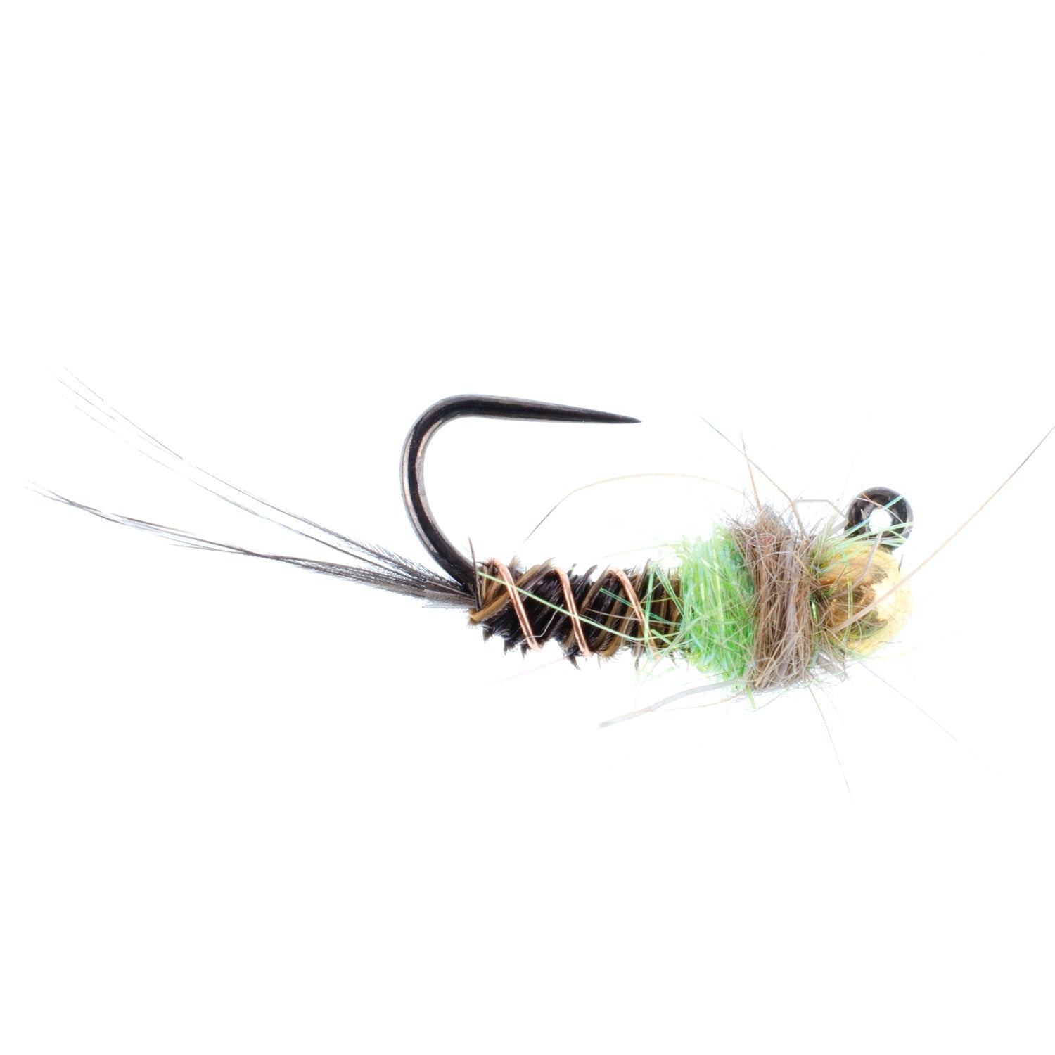Tungsten Soft Hackle Pheasant Tail Tactical Euro Jig – 12 Fliegen Größe 12