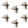 Tungsten Soft Hackle Pheasant Tail Tactical Nymph Euro Jig - 6 Flies Size 14
