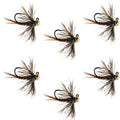 Tungsten Soft Hackle Pheasant Tail Tactical Nymph Euro Jig - 6 Flies Size 12