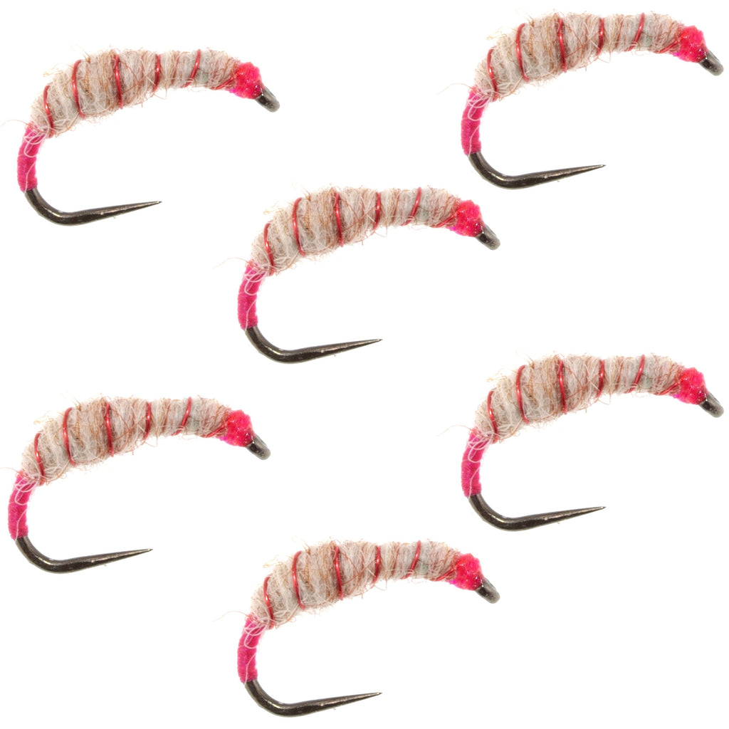 Utah Killer Bug - 6 Tenkara-Fliegen - Größe 14