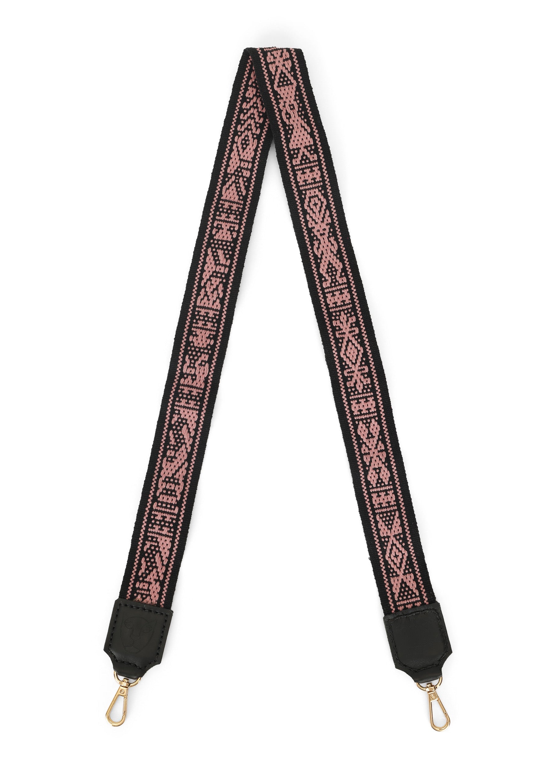 Azteken-Armband Schwarz+Pink