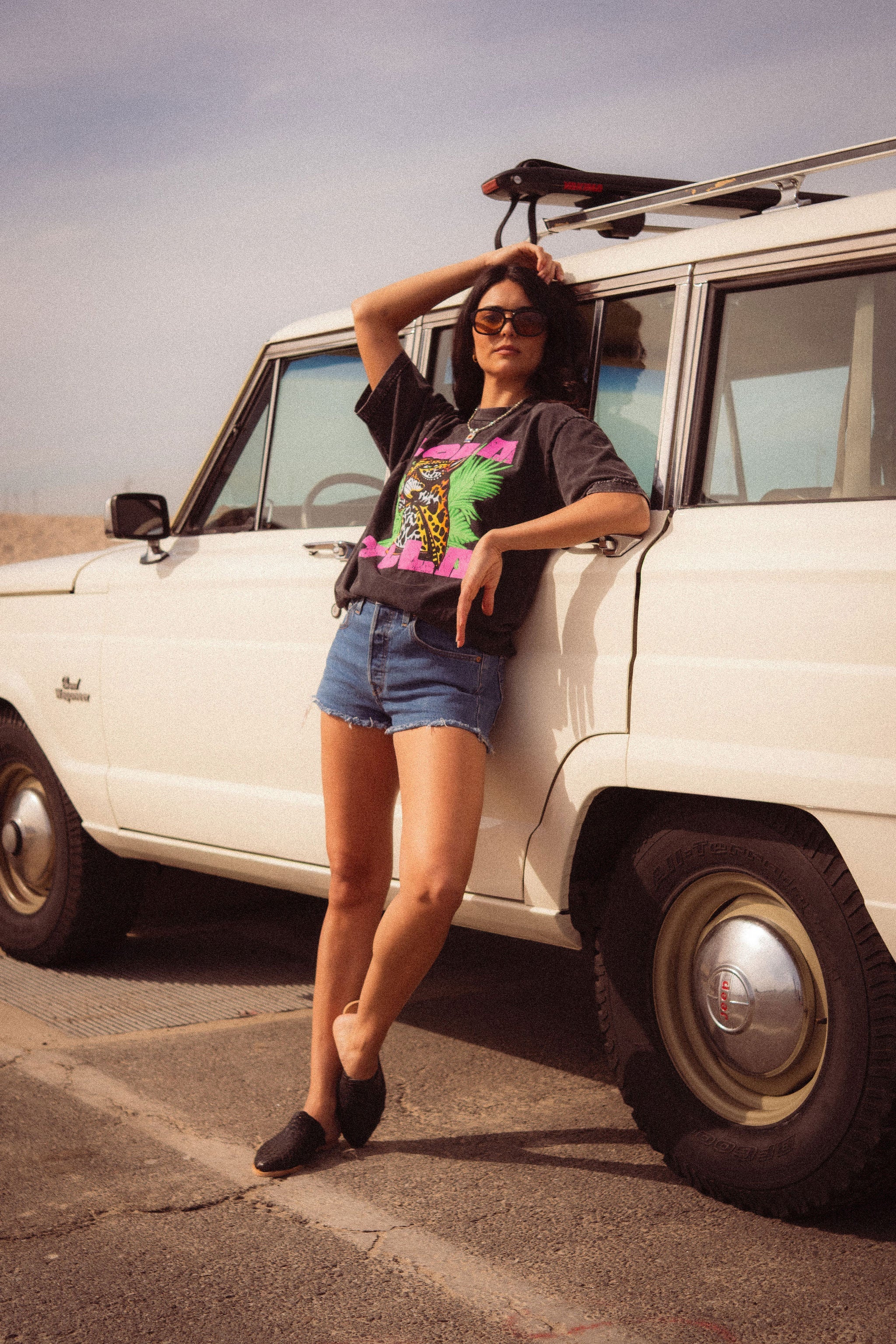 Dschungel Jaguar T-Shirt // ROSA