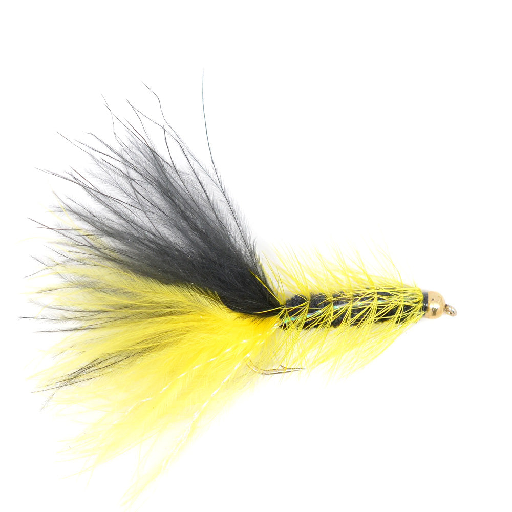 Beschwerte Crystal Woolly Bugger Streamer Set – 12 Fliegen – Hakengröße 4
