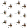 H & L Variant Classic Trockenfliege - 1 Dutzend Fliegen Hakengröße 14