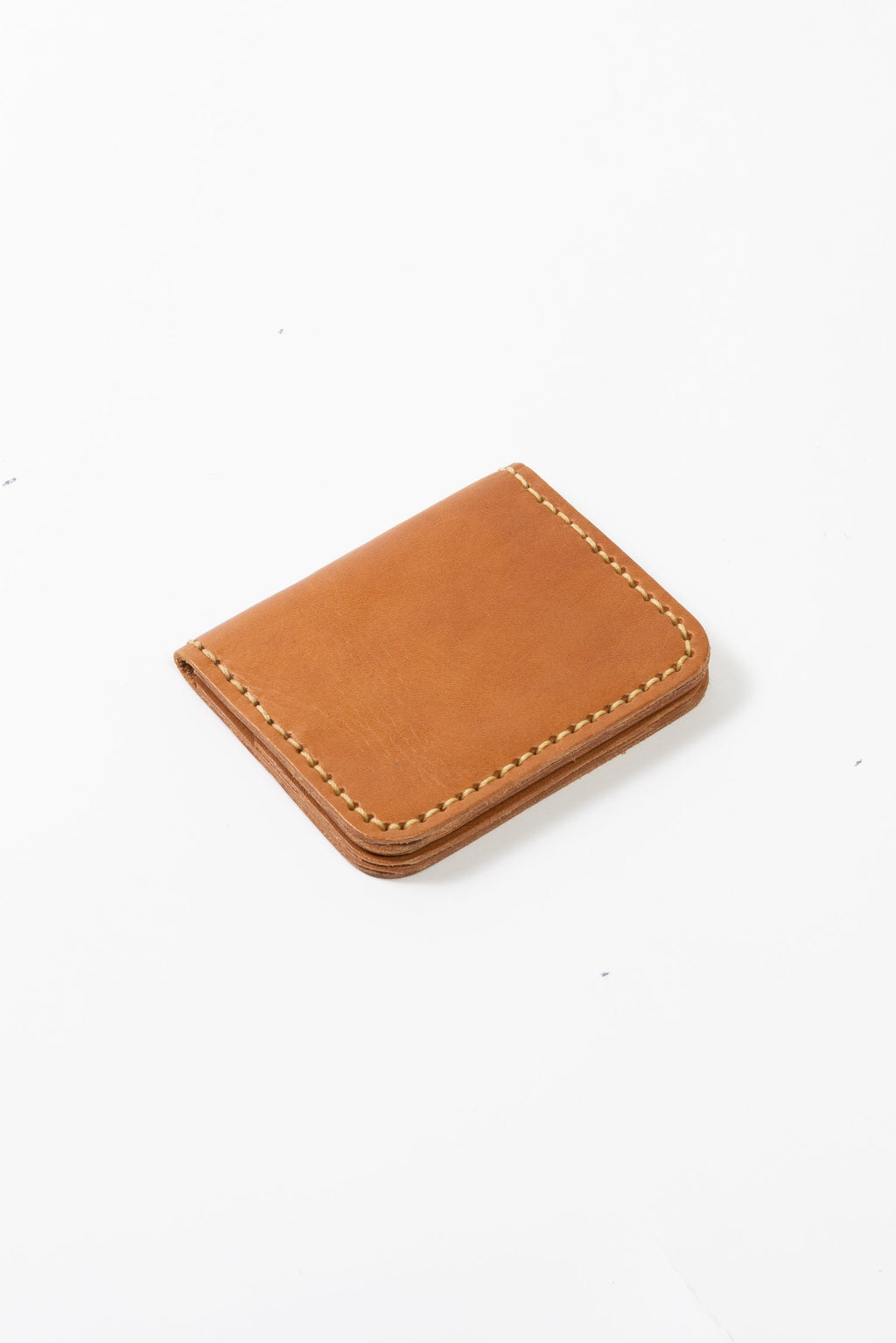Leder-Kartenetui Camel