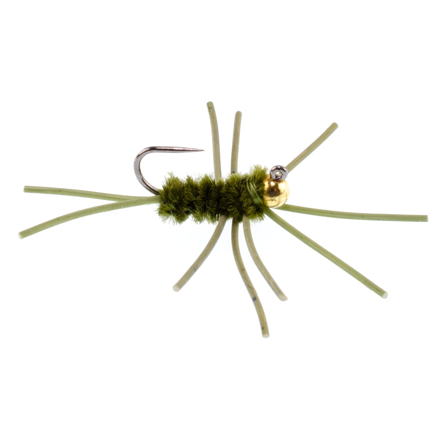 Wolframkopf-Jigged Pat's Rubber Legs Nymphen-Sortiment Euro Fliegenfischen Fliegen - Forellen- und Barsch-Nassfliegenmuster - 12 Fliegen Hakengröße 10