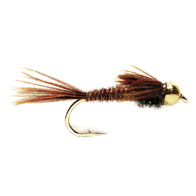 3er-Pack Bead Head Pheasant Tail Nymph Haken Größe 10 Fliegen