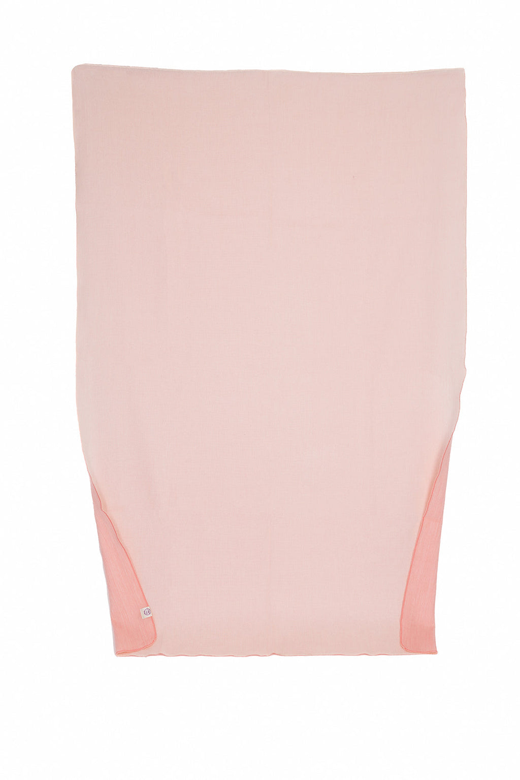 Reversible Alpaka-Überwurfdecke, handgewebt aus Ecuador – Rosa & Weiß – Kani Collection