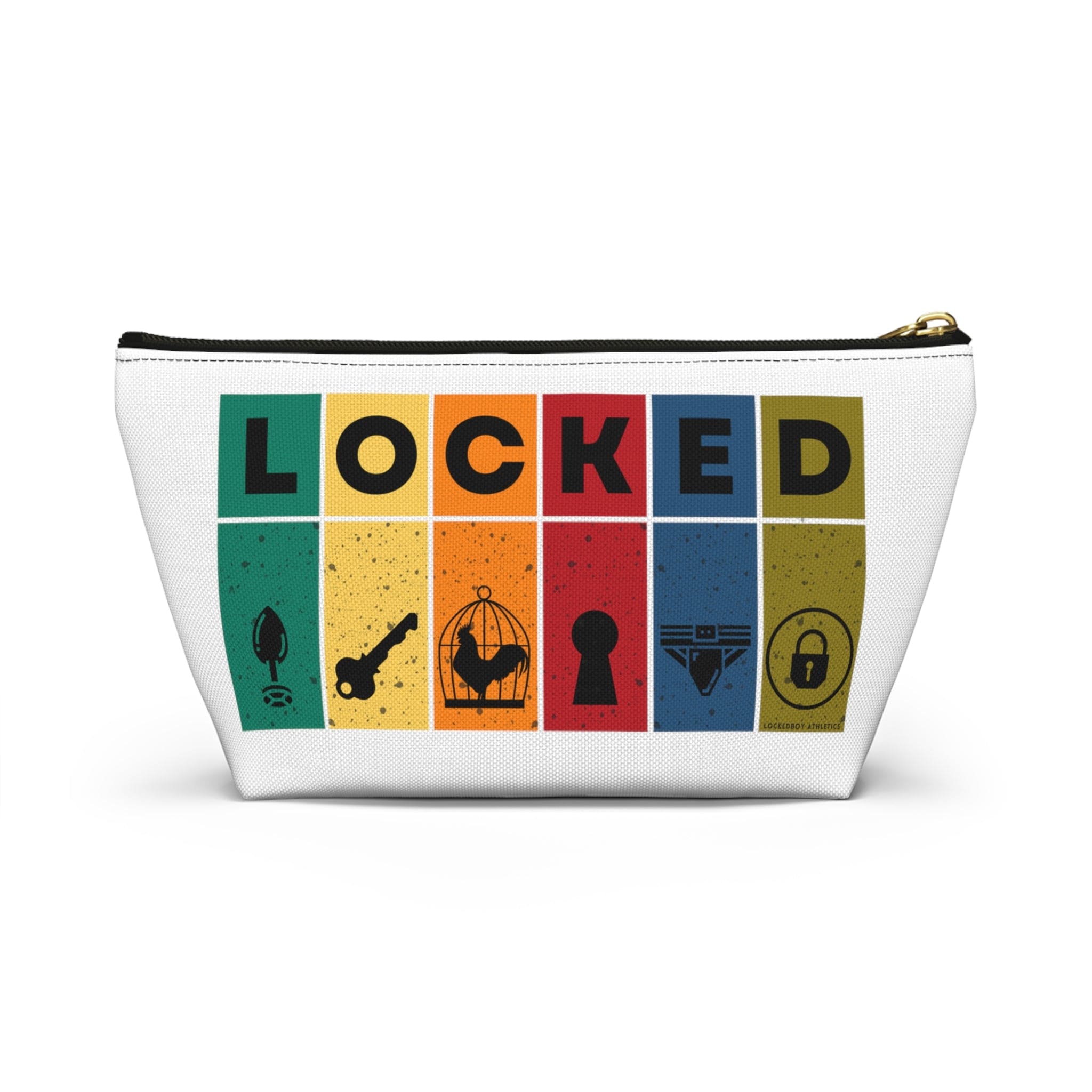 Locked Blocks Chastity Pouch - Lockedboy Athletics
