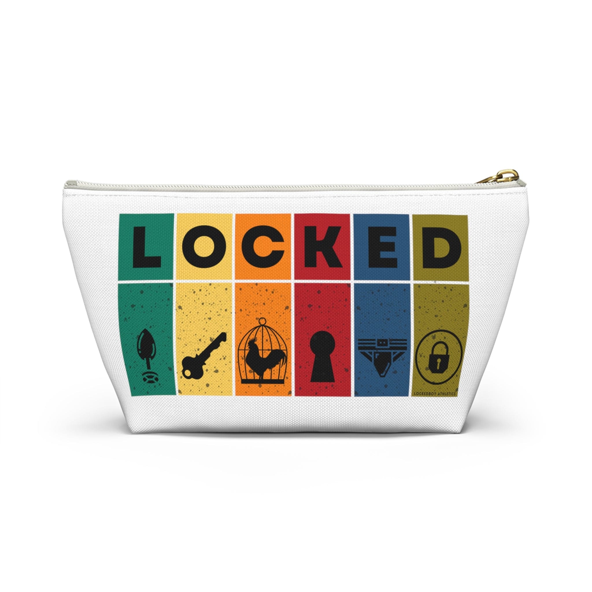 Locked Blocks Chastity Pouch - Lockedboy Athletics