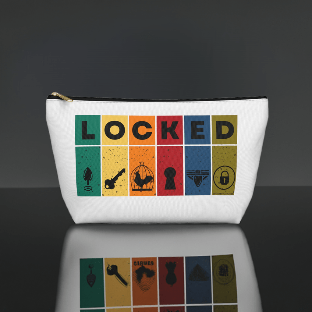 Locked Blocks Chastity Pouch - Lockedboy Athletics