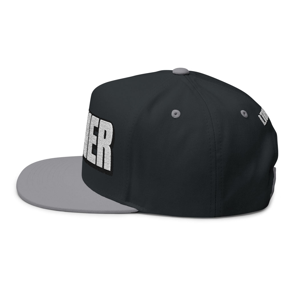 INTO: GOONER Embroidered Flat Bill Cap – Kink Hat for Gooners, Edge Zombies & Mind-Melting Masturbation Addicts