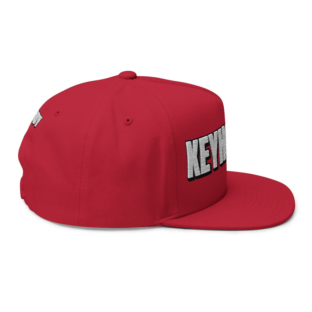 INTO: KEYHOLDER Embroidered Flat Bill Cap – Chastity Dom Hat for Bold Tops & Erotic Power Play