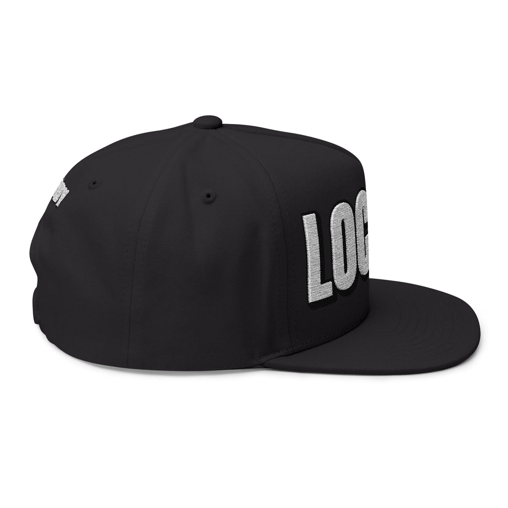 INTO: LOCKED Embroidered Flat Bill Cap – Chastity Lifestyle Hat for Caged Subs, Kinksters & Devoted Toys