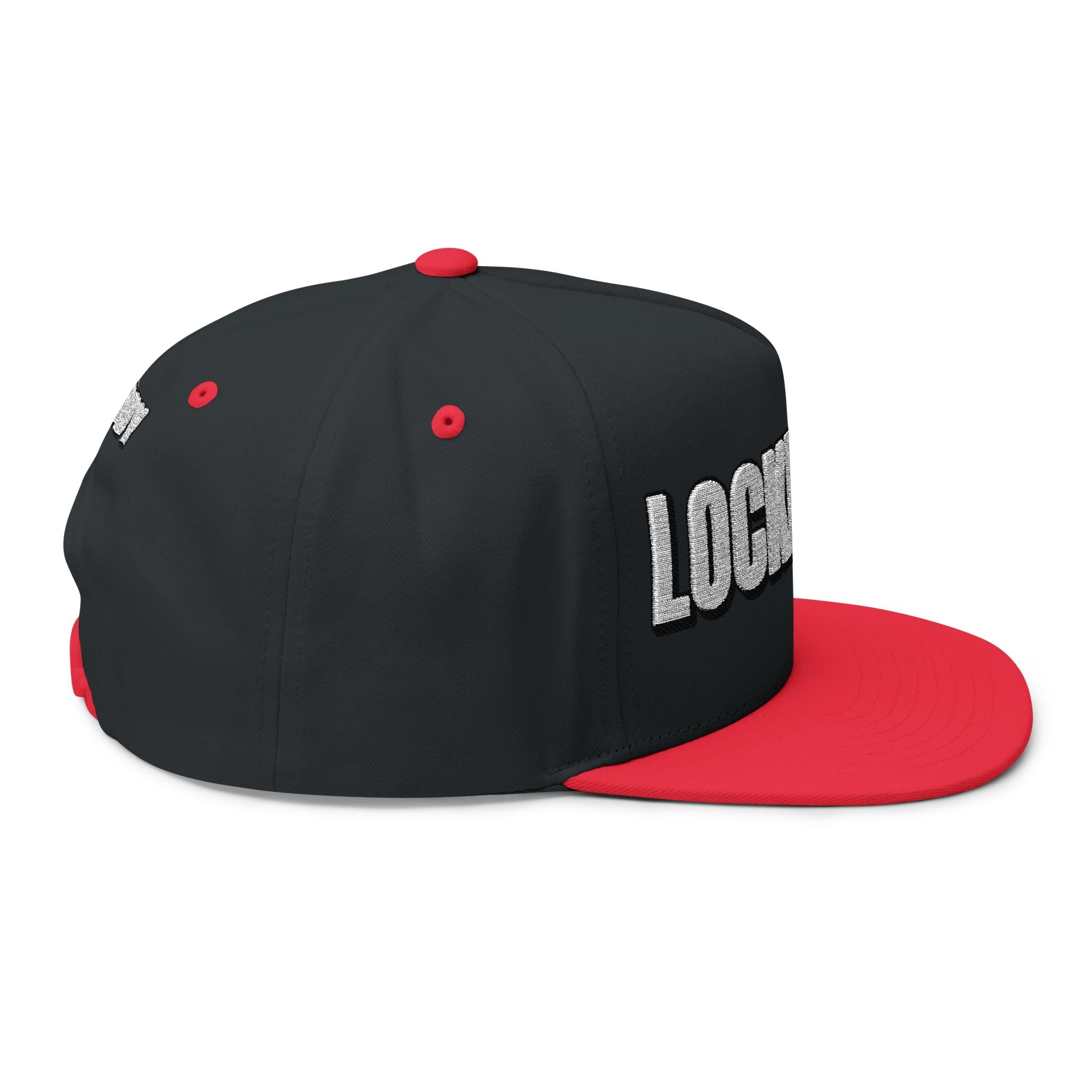 INTO: LOCKEDBOY Embroidered Flat Bill Cap – Chastity Kink Hat for Proud Subs