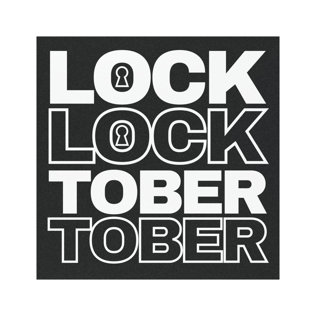 LockTober - Car Magnet - LockedBoy Athletics - LeatherDaddy Skin Co.