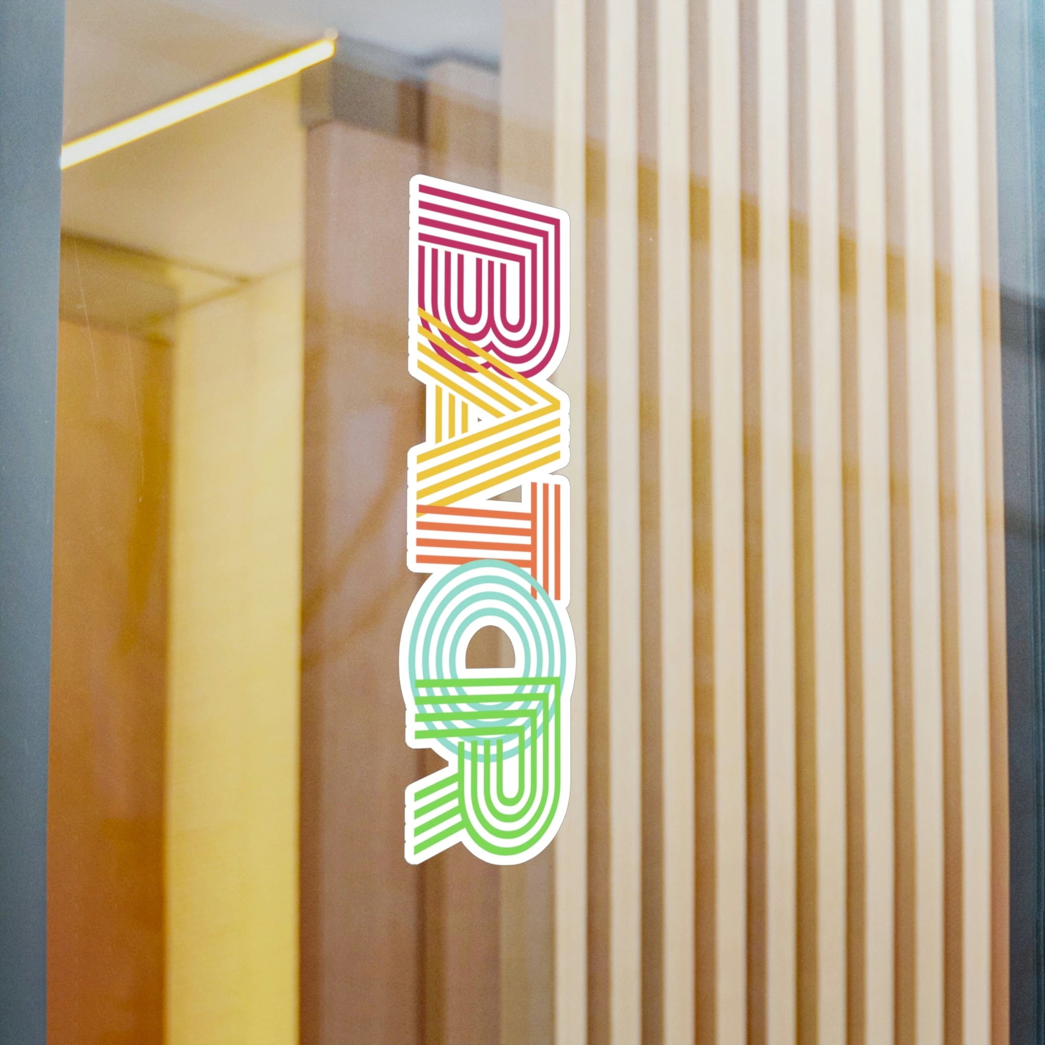 Retro Bator Vinyl Sticker