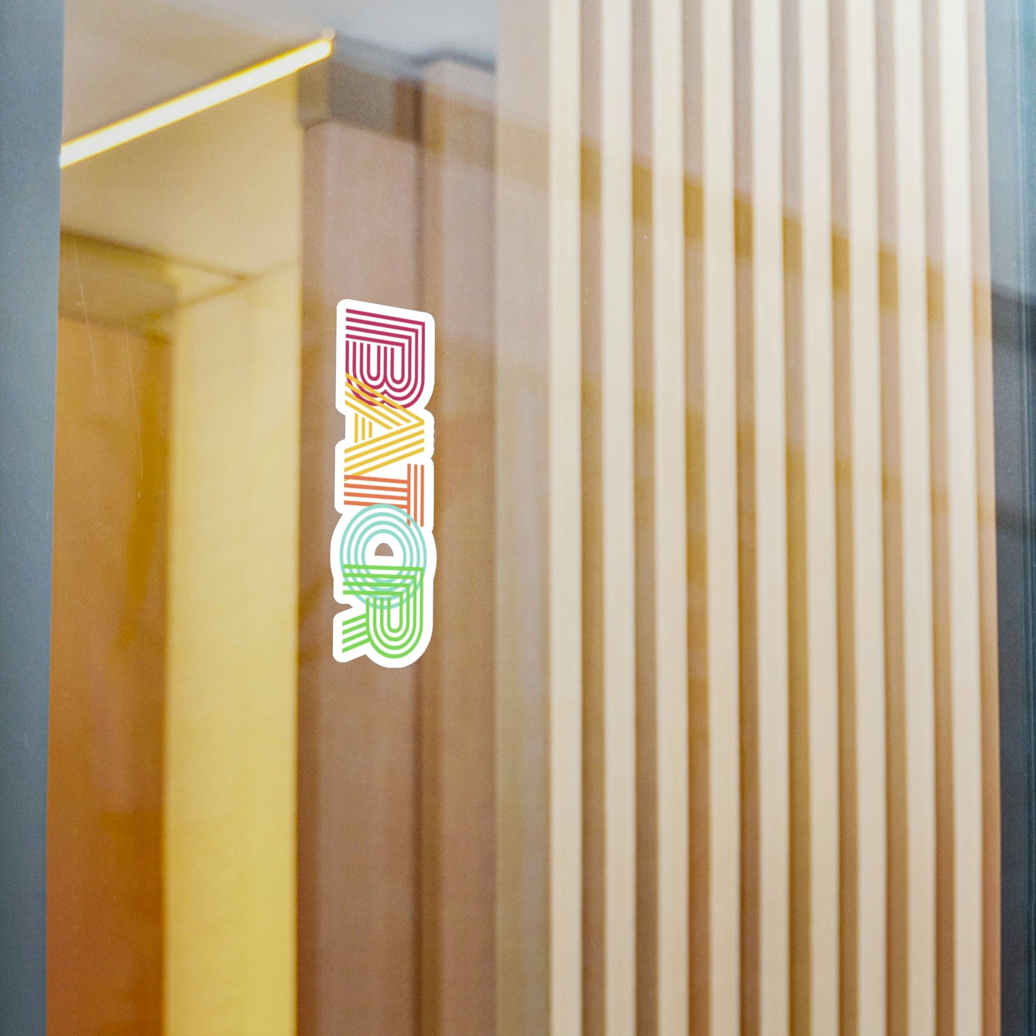 Retro Bator Vinyl Sticker