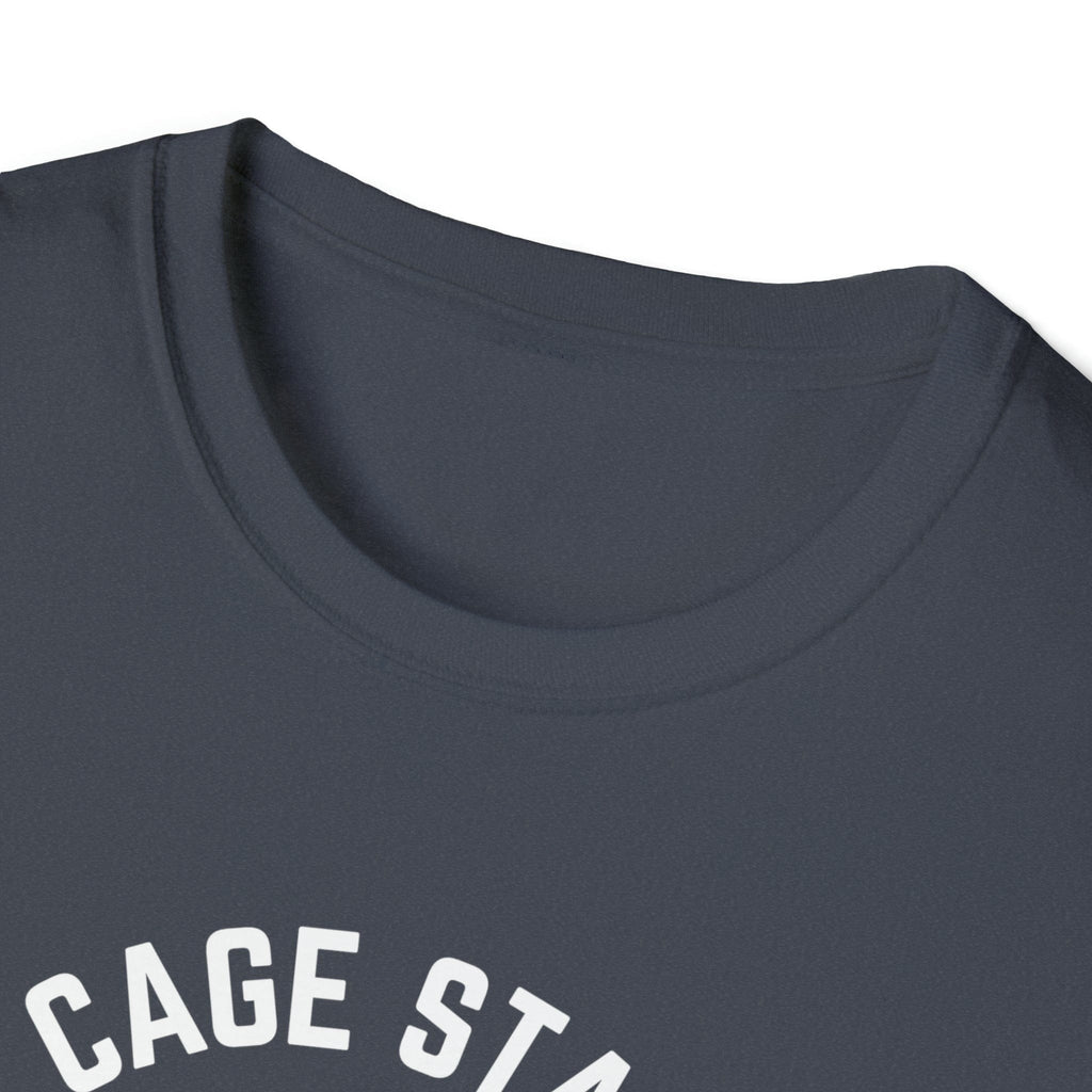 The Cage Stays On LUX - Chastity Tshirt