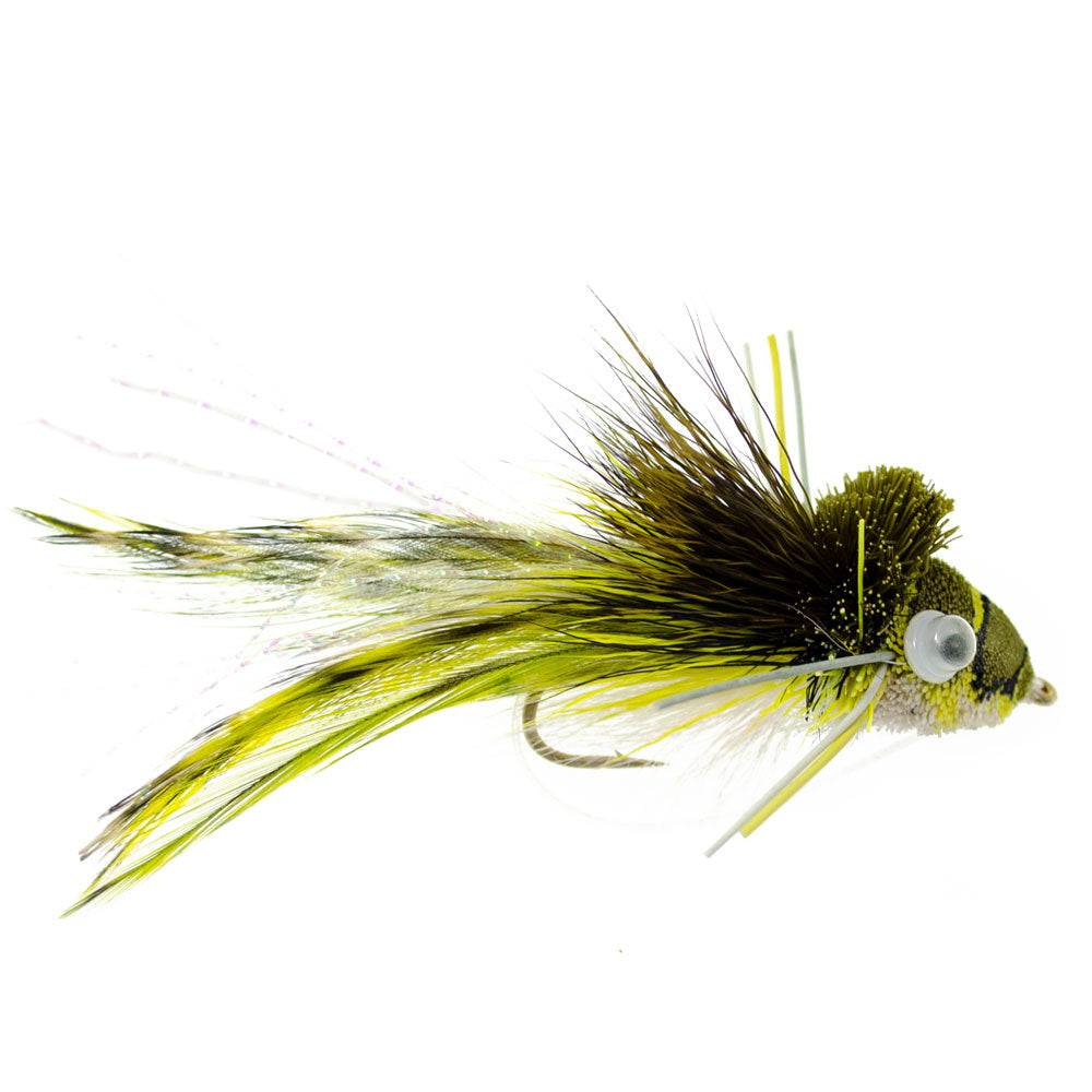 Bass Bug Kollektion – 24 Spun Hair Bass Fliegen – Hakengrößen 2, 4, 6, 8